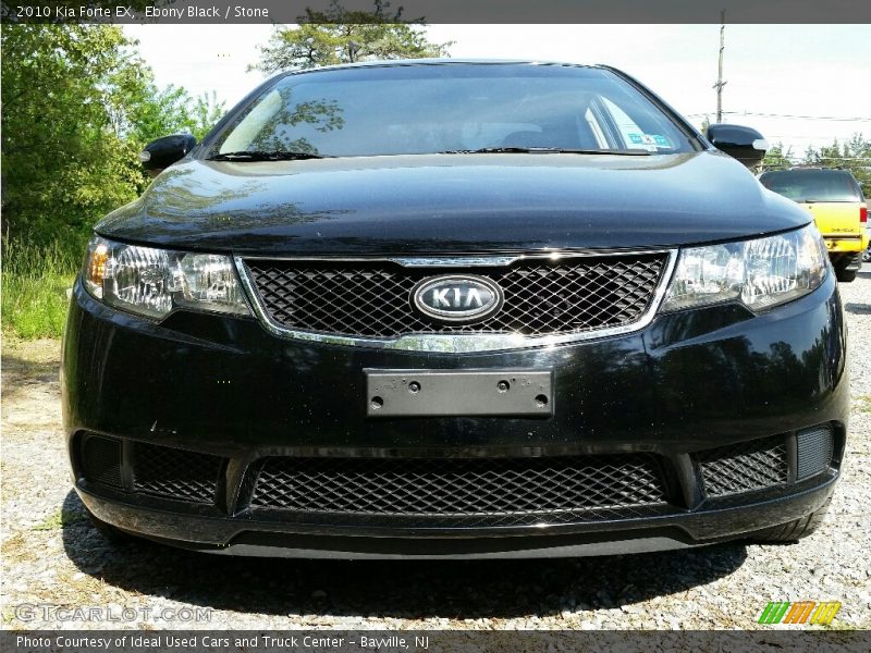 Ebony Black / Stone 2010 Kia Forte EX