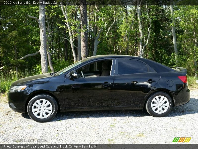 Ebony Black / Stone 2010 Kia Forte EX