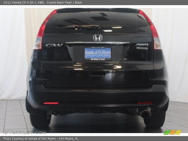Crystal Black Pearl / Black 2012 Honda CR-V EX-L 4WD