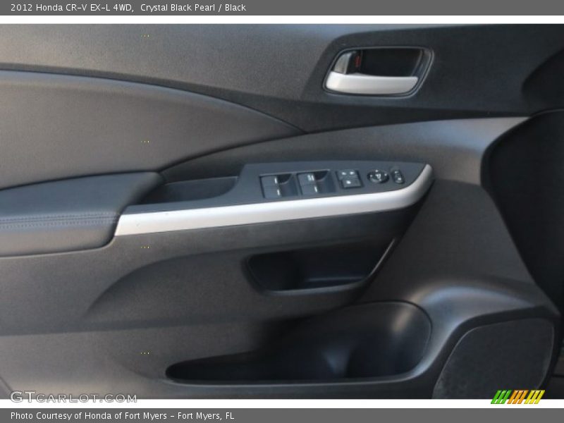 Crystal Black Pearl / Black 2012 Honda CR-V EX-L 4WD