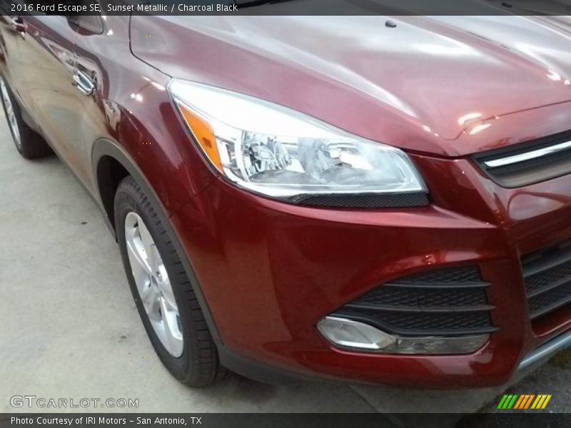 Sunset Metallic / Charcoal Black 2016 Ford Escape SE