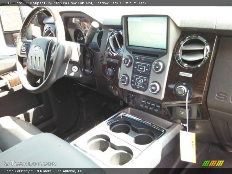 Shadow Black / Platinum Black 2016 Ford F350 Super Duty Platinum Crew Cab 4x4