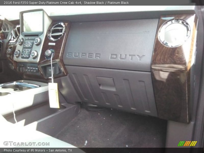 Shadow Black / Platinum Black 2016 Ford F350 Super Duty Platinum Crew Cab 4x4