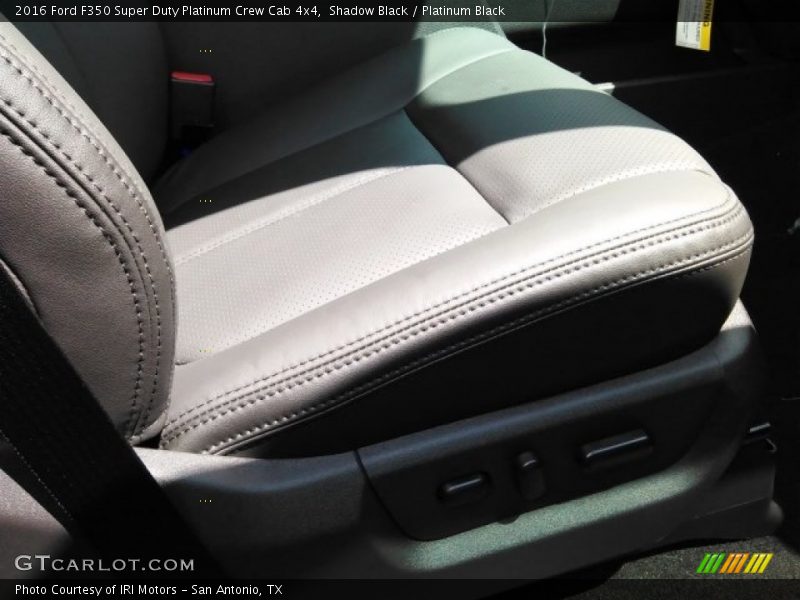 Shadow Black / Platinum Black 2016 Ford F350 Super Duty Platinum Crew Cab 4x4