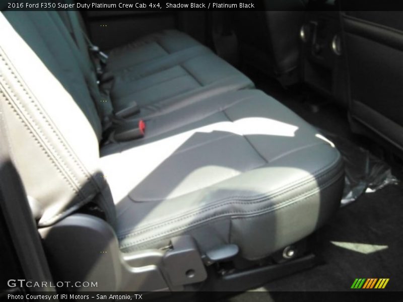 Shadow Black / Platinum Black 2016 Ford F350 Super Duty Platinum Crew Cab 4x4