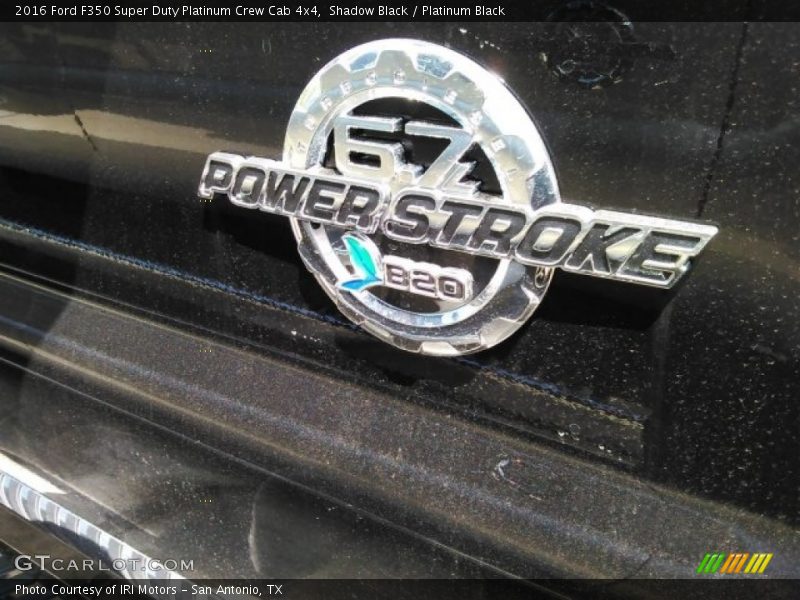 Shadow Black / Platinum Black 2016 Ford F350 Super Duty Platinum Crew Cab 4x4