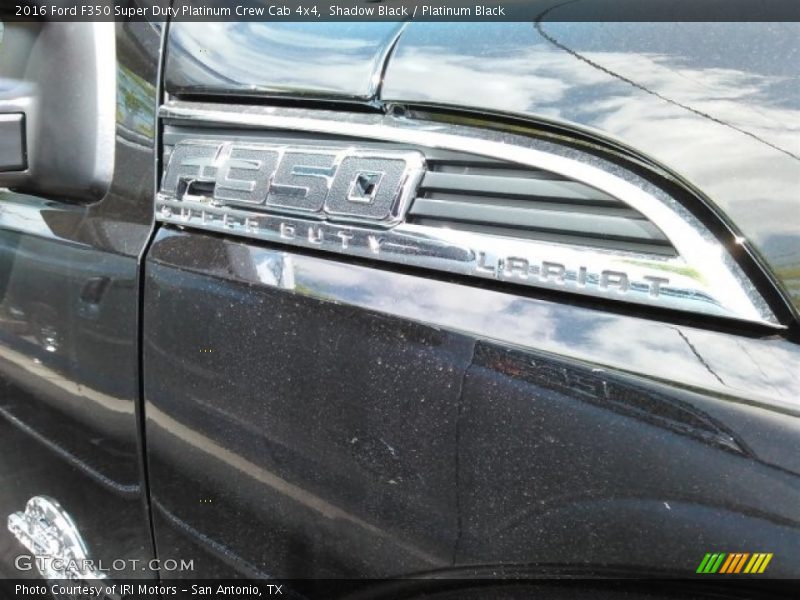 Shadow Black / Platinum Black 2016 Ford F350 Super Duty Platinum Crew Cab 4x4