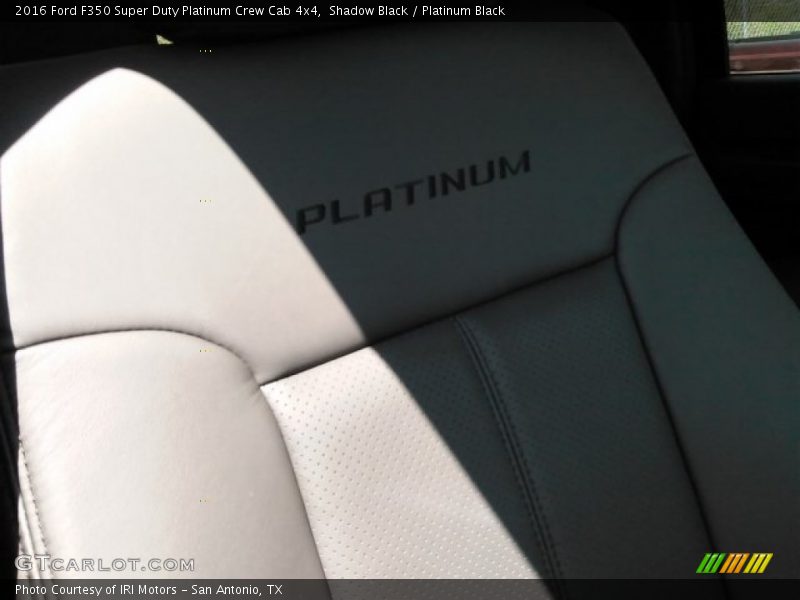 Shadow Black / Platinum Black 2016 Ford F350 Super Duty Platinum Crew Cab 4x4
