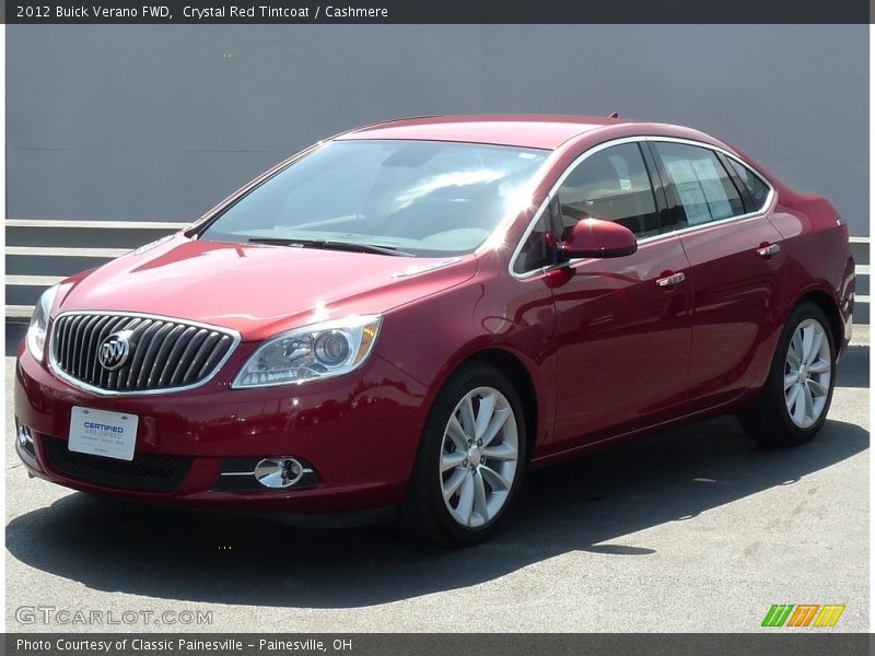 Crystal Red Tintcoat / Cashmere 2012 Buick Verano FWD