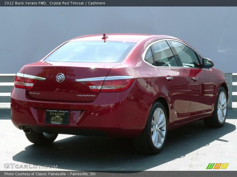 Crystal Red Tintcoat / Cashmere 2012 Buick Verano FWD