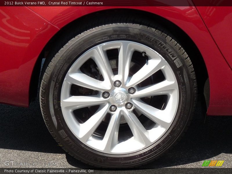 Crystal Red Tintcoat / Cashmere 2012 Buick Verano FWD