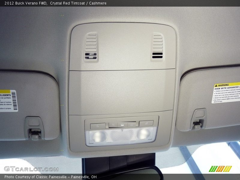 Crystal Red Tintcoat / Cashmere 2012 Buick Verano FWD