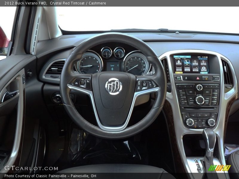 Crystal Red Tintcoat / Cashmere 2012 Buick Verano FWD