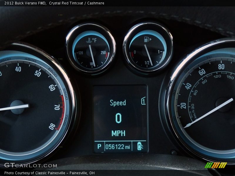 Crystal Red Tintcoat / Cashmere 2012 Buick Verano FWD