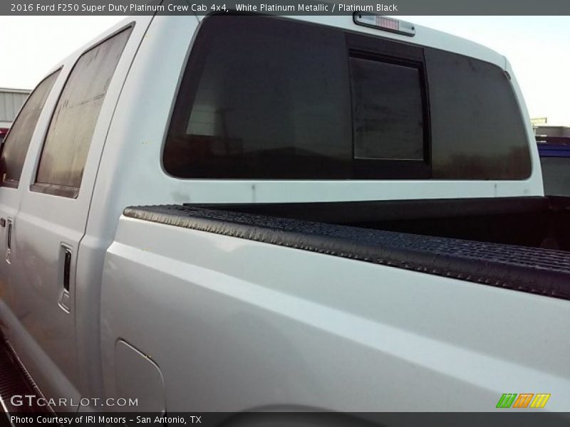 White Platinum Metallic / Platinum Black 2016 Ford F250 Super Duty Platinum Crew Cab 4x4