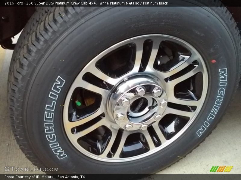 White Platinum Metallic / Platinum Black 2016 Ford F250 Super Duty Platinum Crew Cab 4x4