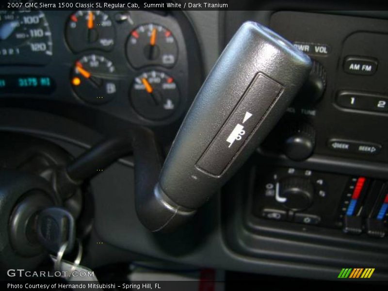 Summit White / Dark Titanium 2007 GMC Sierra 1500 Classic SL Regular Cab