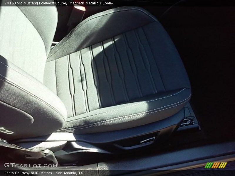 Magnetic Metallic / Ebony 2016 Ford Mustang EcoBoost Coupe