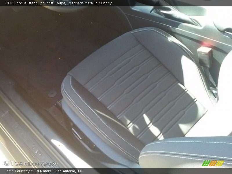 Magnetic Metallic / Ebony 2016 Ford Mustang EcoBoost Coupe