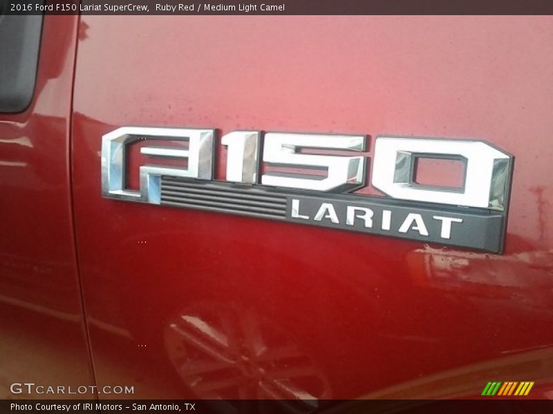 Ruby Red / Medium Light Camel 2016 Ford F150 Lariat SuperCrew