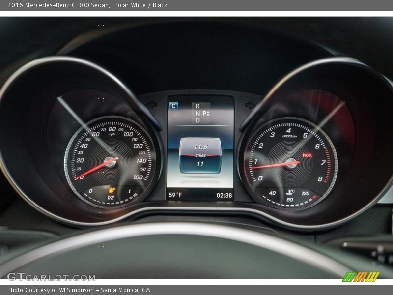 Polar White / Black 2016 Mercedes-Benz C 300 Sedan
