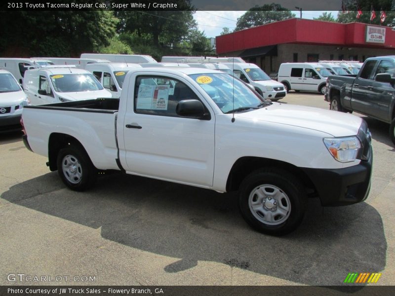 Super White / Graphite 2013 Toyota Tacoma Regular Cab