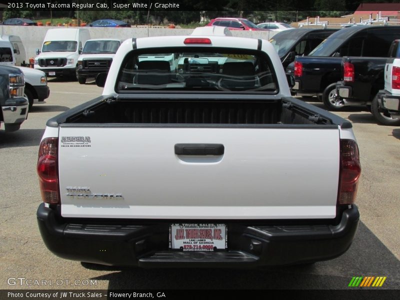 Super White / Graphite 2013 Toyota Tacoma Regular Cab