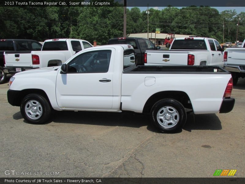 Super White / Graphite 2013 Toyota Tacoma Regular Cab