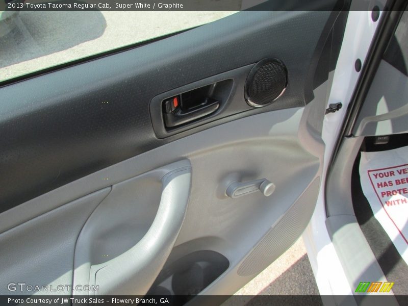 Super White / Graphite 2013 Toyota Tacoma Regular Cab