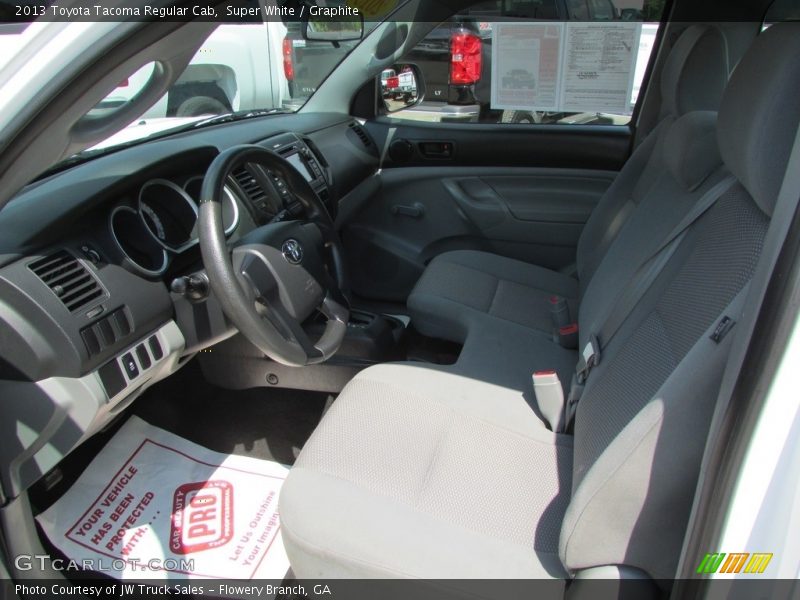 Super White / Graphite 2013 Toyota Tacoma Regular Cab