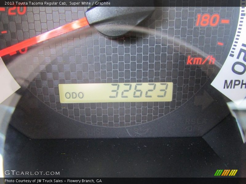 Super White / Graphite 2013 Toyota Tacoma Regular Cab