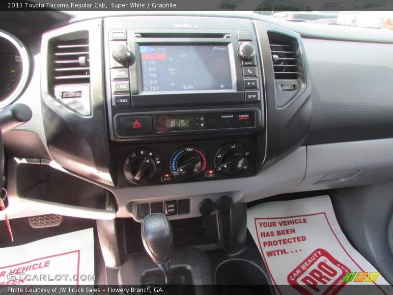 Super White / Graphite 2013 Toyota Tacoma Regular Cab