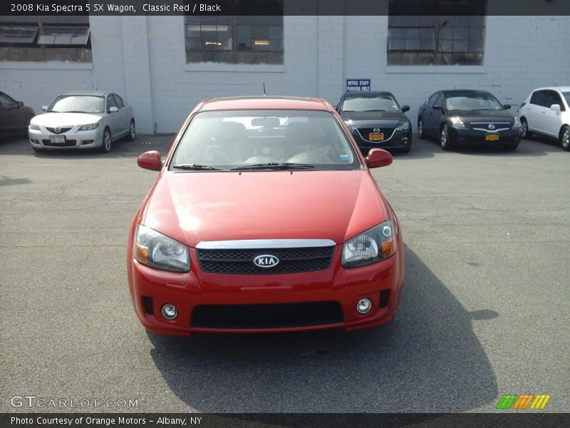 Classic Red / Black 2008 Kia Spectra 5 SX Wagon