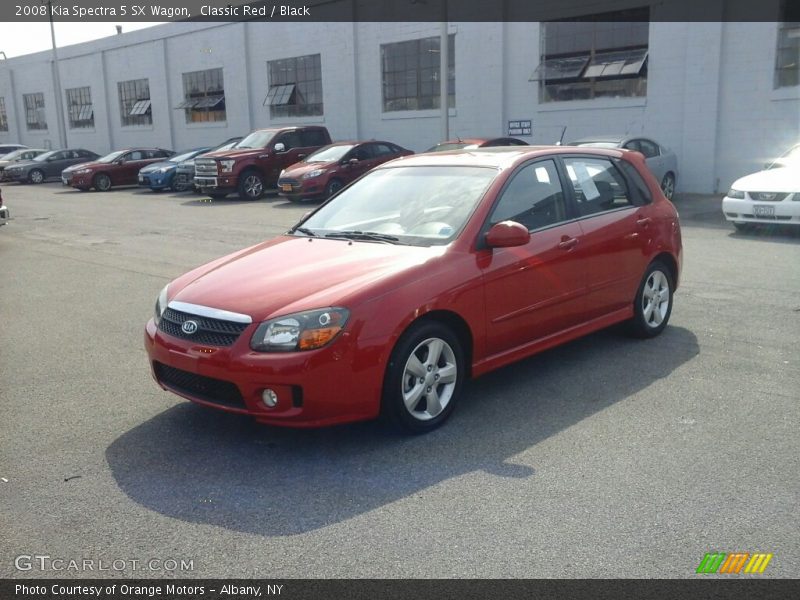 Classic Red / Black 2008 Kia Spectra 5 SX Wagon
