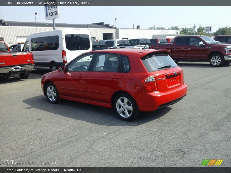 Classic Red / Black 2008 Kia Spectra 5 SX Wagon