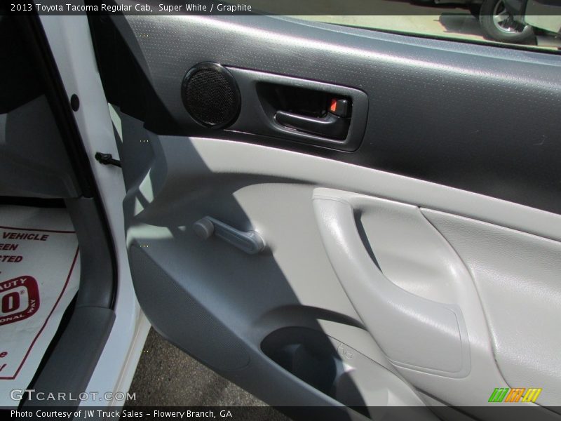 Super White / Graphite 2013 Toyota Tacoma Regular Cab
