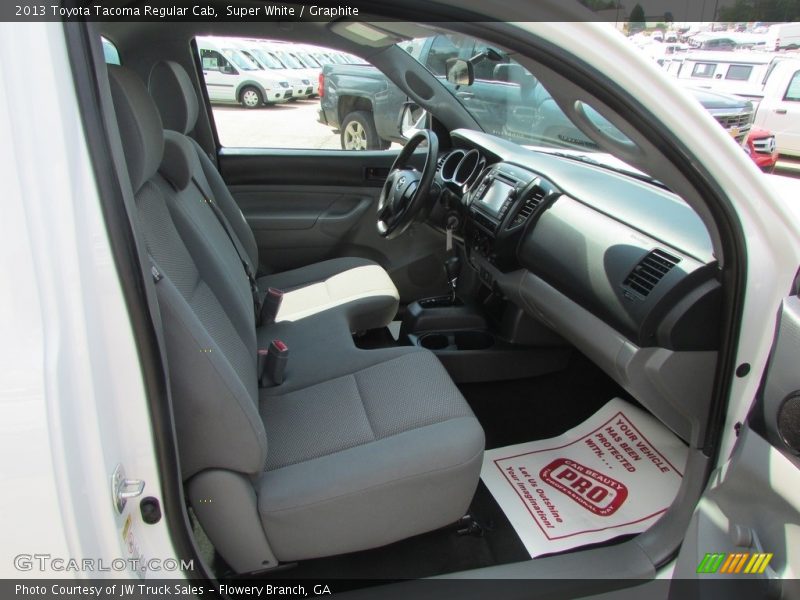 Super White / Graphite 2013 Toyota Tacoma Regular Cab