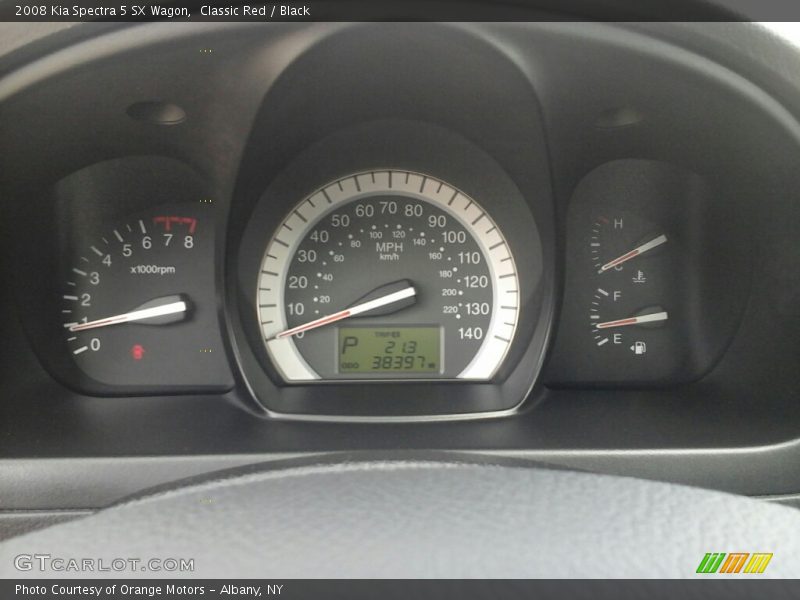 Classic Red / Black 2008 Kia Spectra 5 SX Wagon