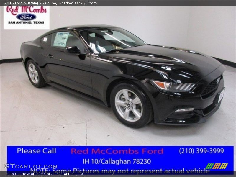 Shadow Black / Ebony 2016 Ford Mustang V6 Coupe