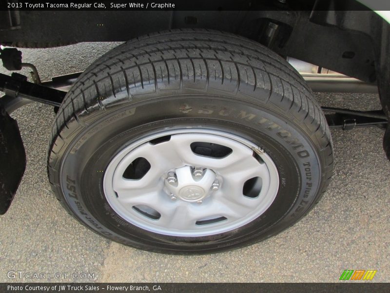 Super White / Graphite 2013 Toyota Tacoma Regular Cab