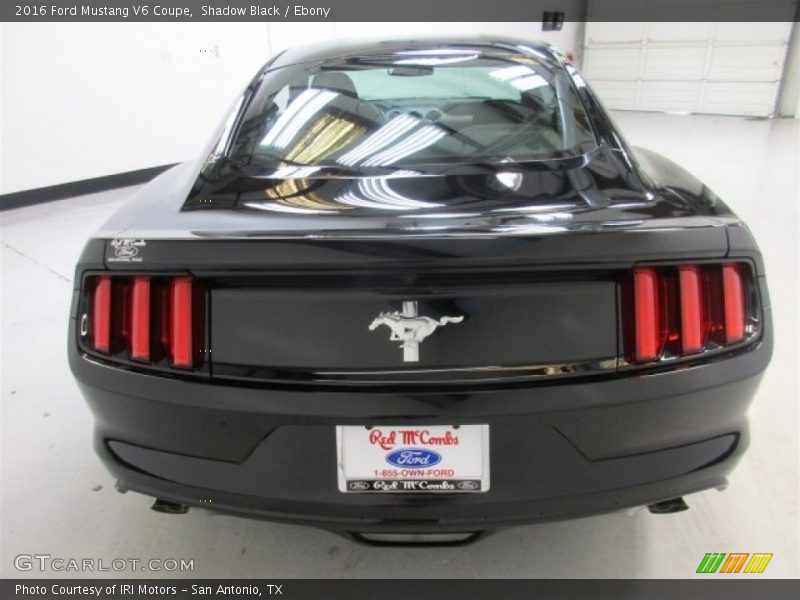 Shadow Black / Ebony 2016 Ford Mustang V6 Coupe