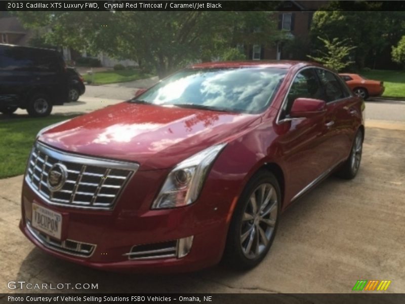 Crystal Red Tintcoat / Caramel/Jet Black 2013 Cadillac XTS Luxury FWD