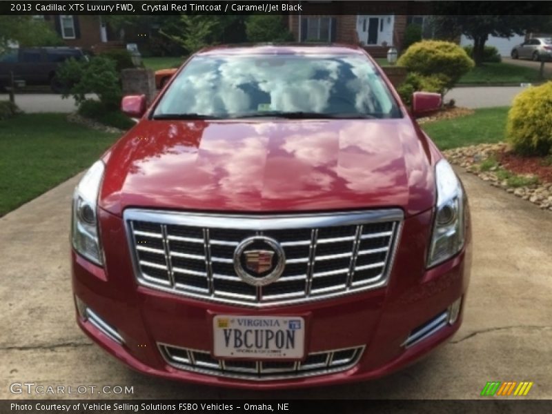 Crystal Red Tintcoat / Caramel/Jet Black 2013 Cadillac XTS Luxury FWD