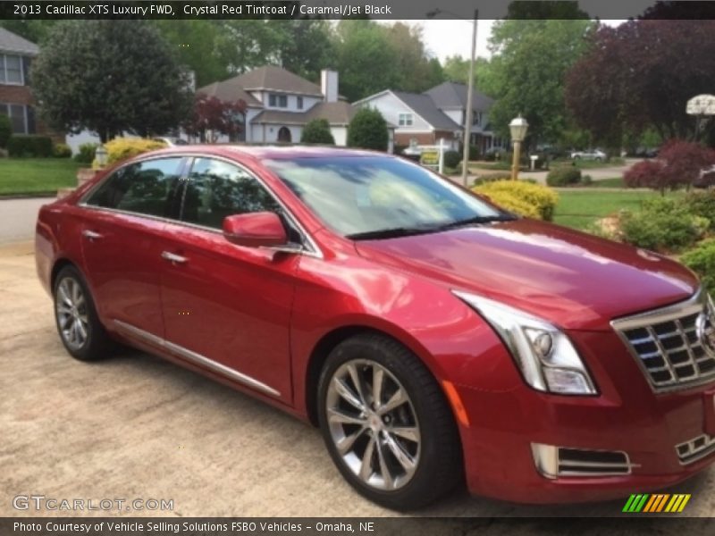 Crystal Red Tintcoat / Caramel/Jet Black 2013 Cadillac XTS Luxury FWD