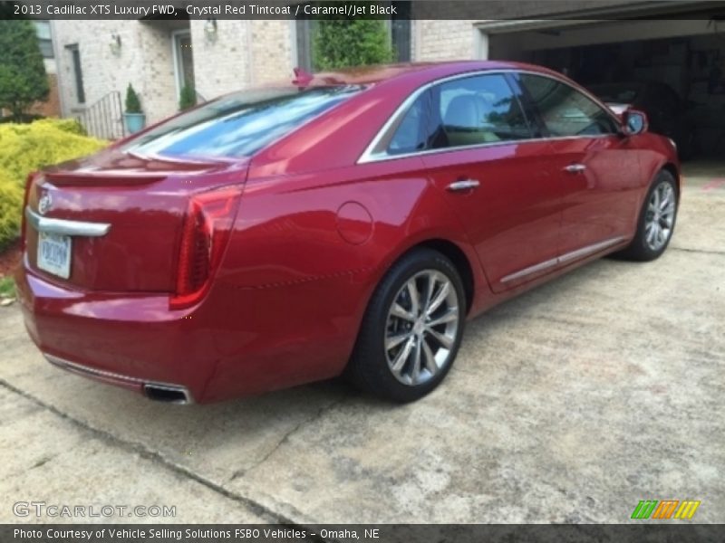 Crystal Red Tintcoat / Caramel/Jet Black 2013 Cadillac XTS Luxury FWD