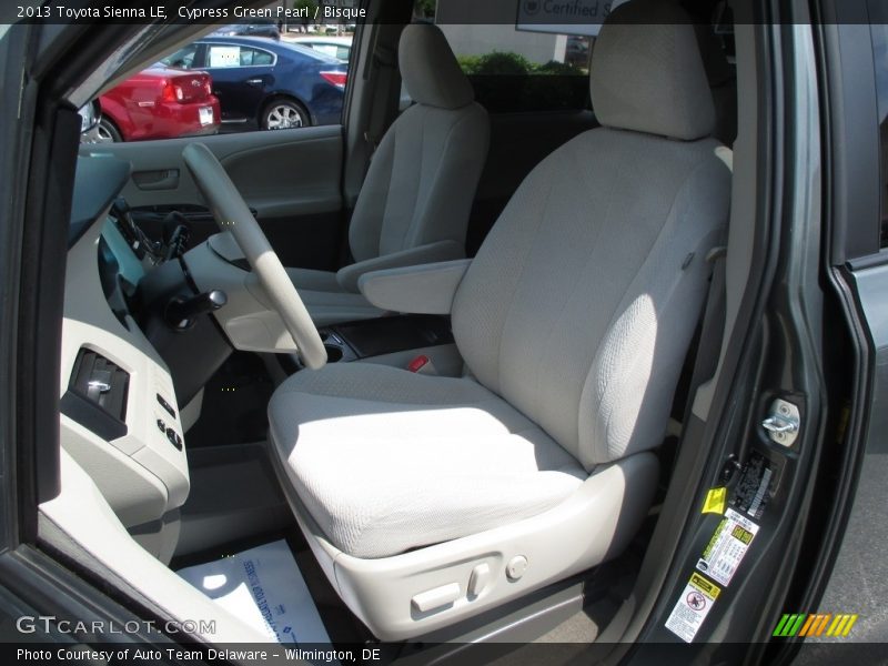 Cypress Green Pearl / Bisque 2013 Toyota Sienna LE