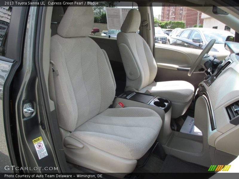 Cypress Green Pearl / Bisque 2013 Toyota Sienna LE