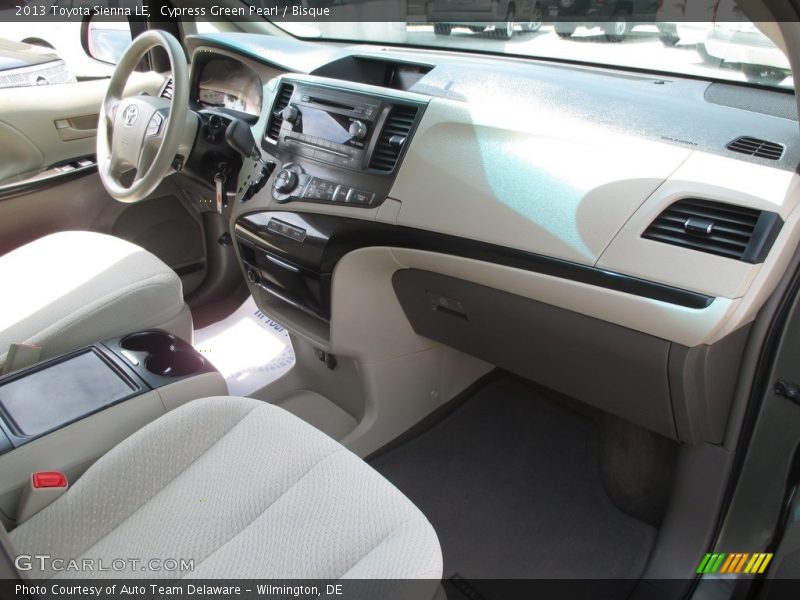 Cypress Green Pearl / Bisque 2013 Toyota Sienna LE