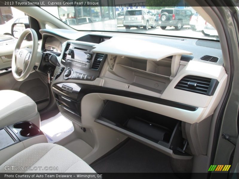 Cypress Green Pearl / Bisque 2013 Toyota Sienna LE