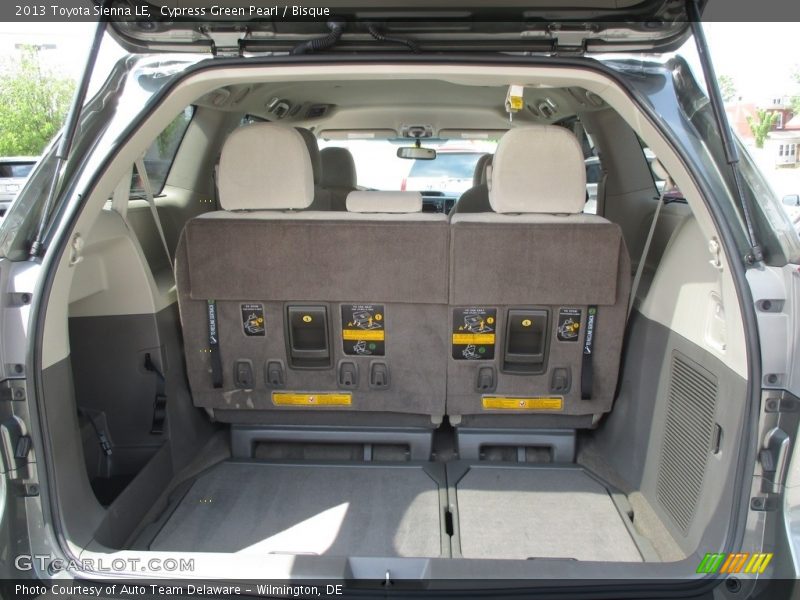 Cypress Green Pearl / Bisque 2013 Toyota Sienna LE